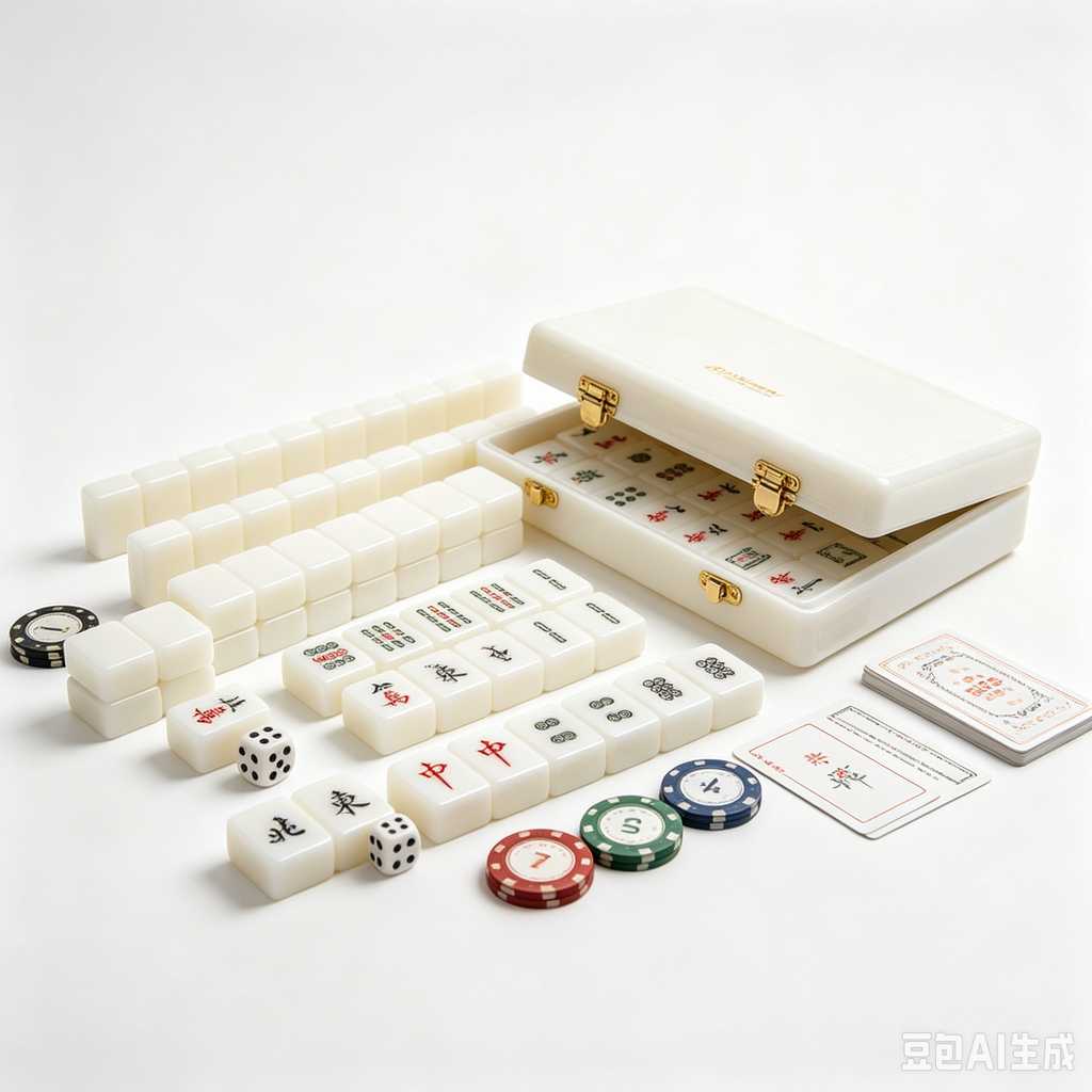 pastel color mahjong tiles