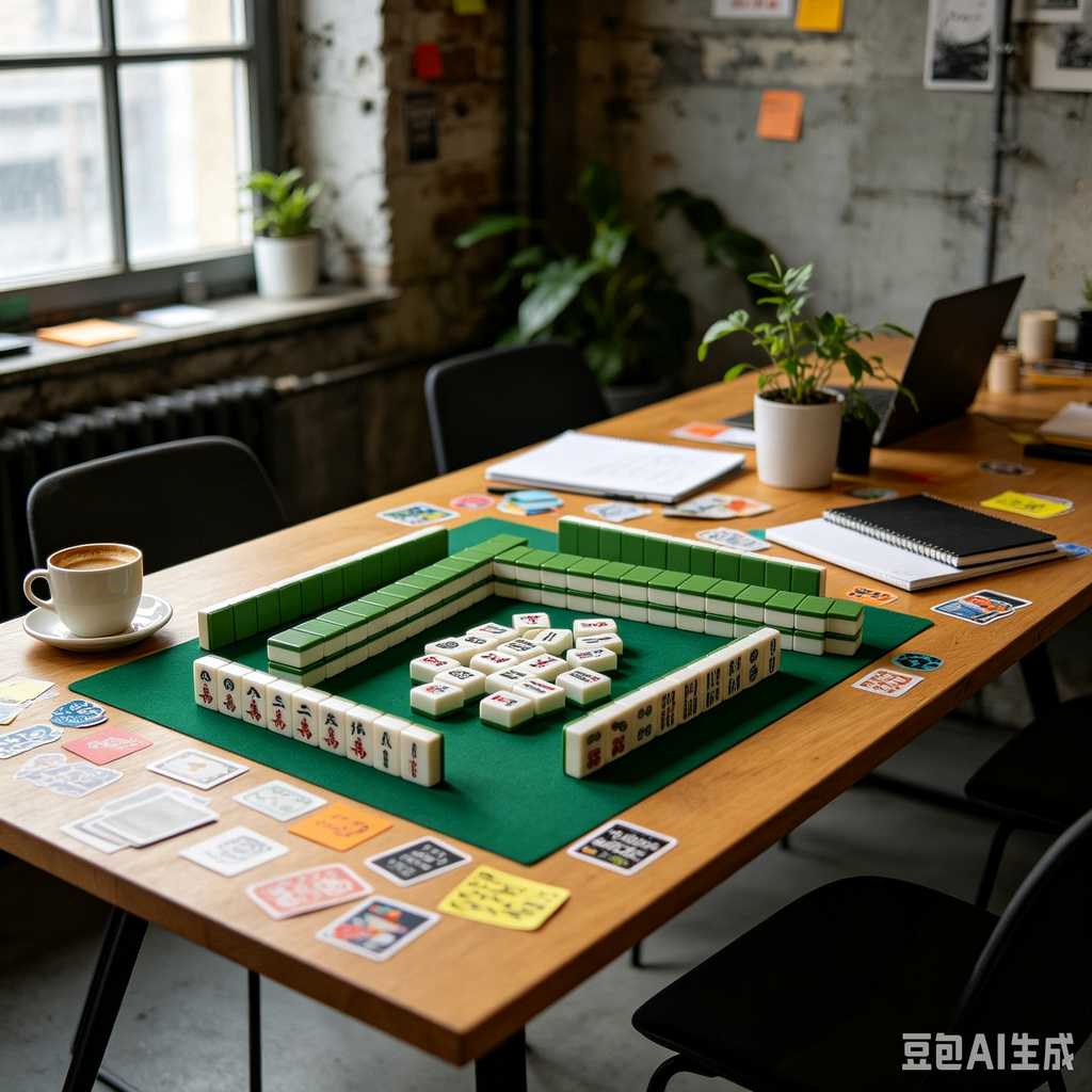minimalist mahjong tiles